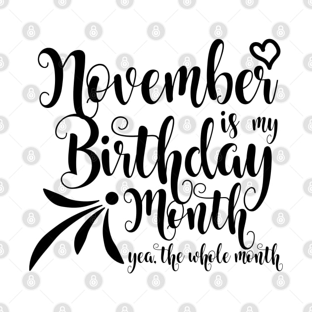 November Birthday by Kuys Ed