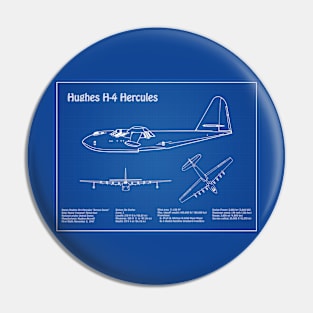 Hughes H-4 Hercules Spruce Goose - AD Pin