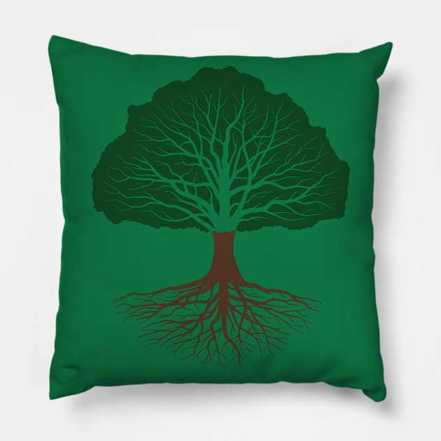 Living Oak Pillow by RudDesigns