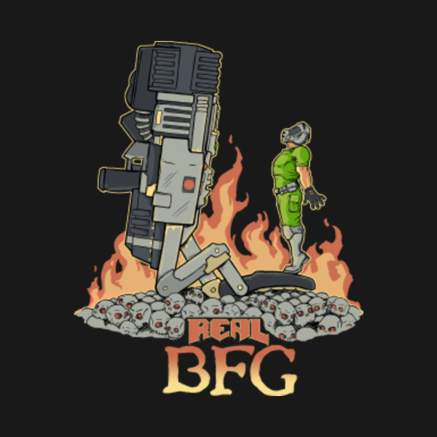 The Real BFG Id Software TShirt TeePublic