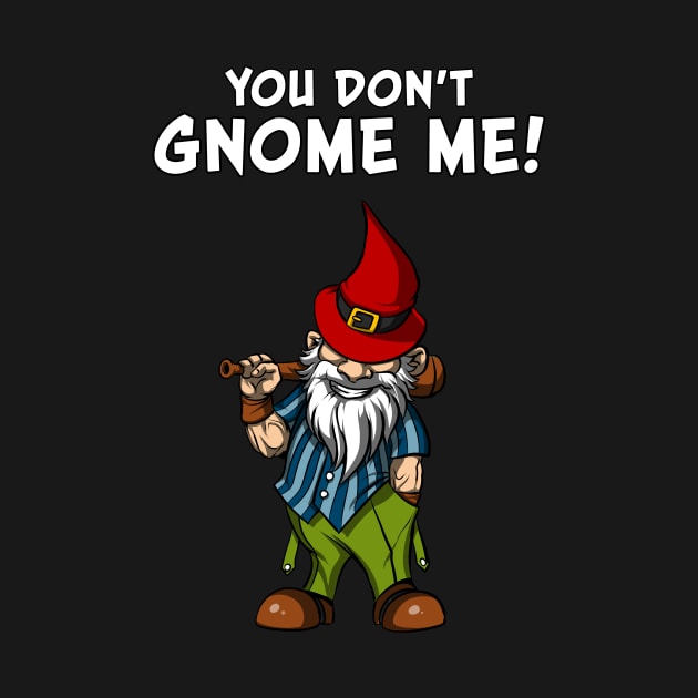 You Don't Gnome Me Funny Fairy Garden Gnomes by underheaven