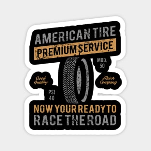 American Tire Race Company Magnet