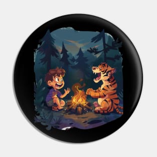 Calvin and Hobbes Fans Pin