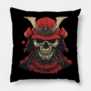 samurai skull Pillow