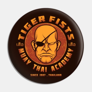 Tiger Fists Pin