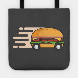 Fast Food Hamburger T-shirt Tote