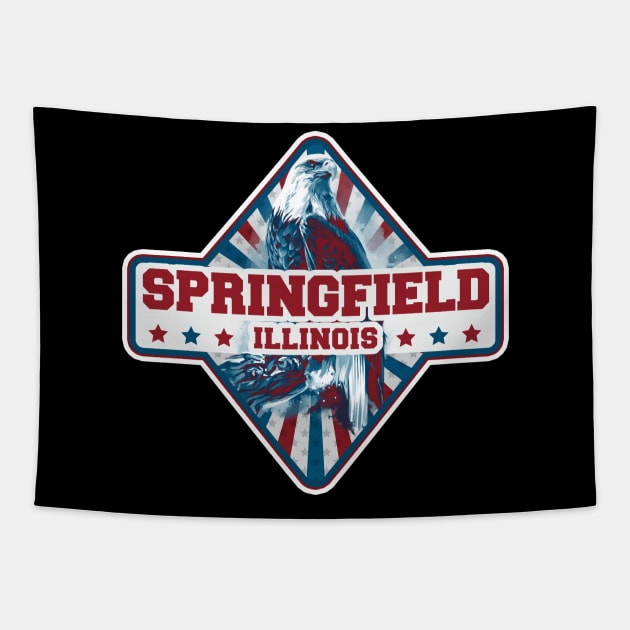Springfield city gift. Town in USA Tapestry by SerenityByAlex