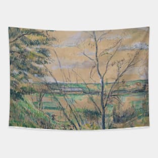 In the Oise Valley by Paul Cezanne Tapestry