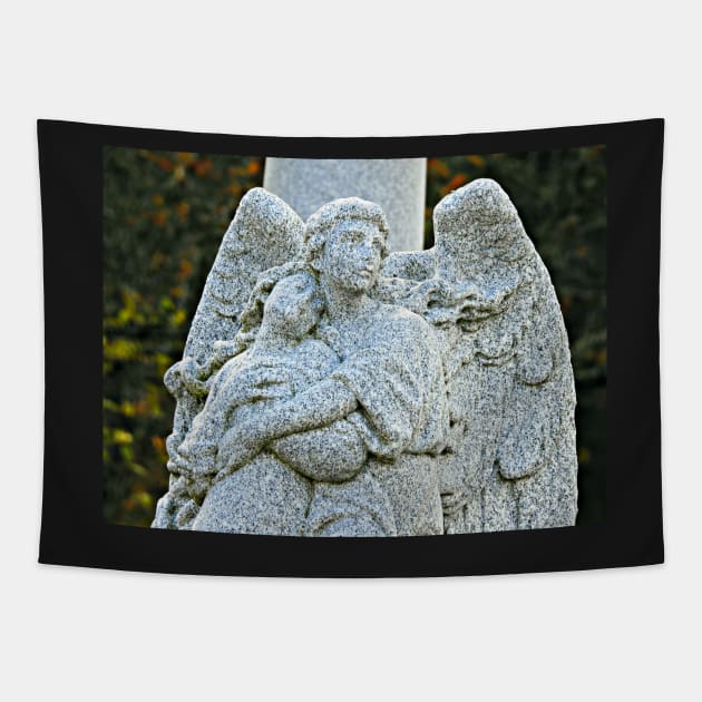 Winged Angel Tapestry by kchase