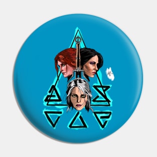 Geralt’s Girls Pin