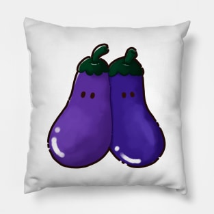 Eggplant couple Pillow