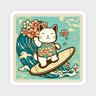 Blue Bayou Aloha Kitty Magnet