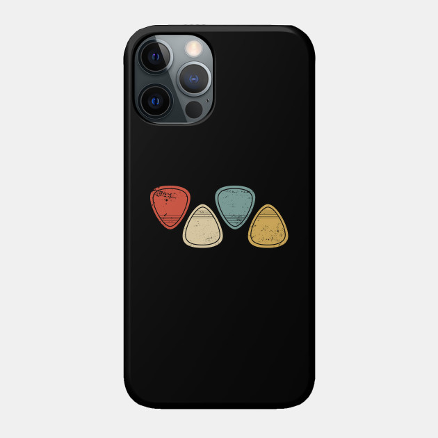 Retro Guitar Pick - Guitar - Phone Case