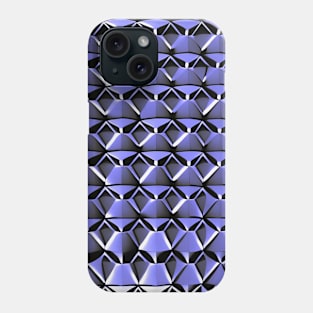 3D Geometric Polygon (Lavender Purple) Phone Case