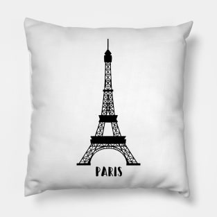 Paris, France Eiffel Tower Pillow