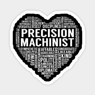 Precision Machinist Heart Magnet