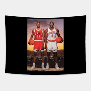 Stacey Augmon and Larry Johnson 1991 Tapestry