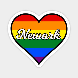 Newark Delaware Gay Pride Heart Magnet