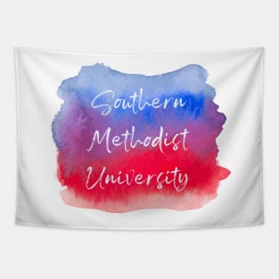 SMU Watercolor Tapestry