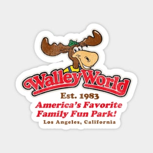 Walley World Moose Worn Magnet