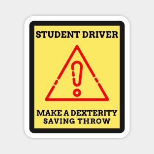 Student Driver Magnet