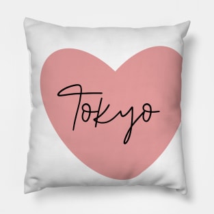 Tokyo Pink Heart Pillow