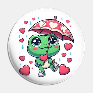 Valentine's Cartoon Delights T-Shirt Pin