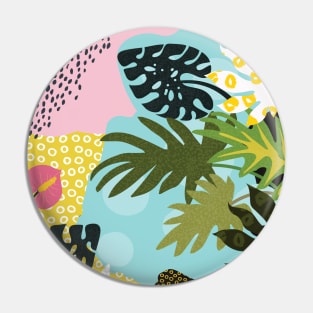 Modern Tropical Palms Pin