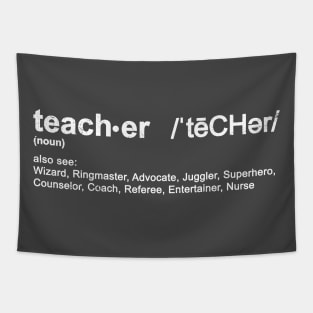 Teacher Wizard Ringmaster Advocate Juggler Superhero Counselor Coach Referee Entertainer Nurse Tapestry