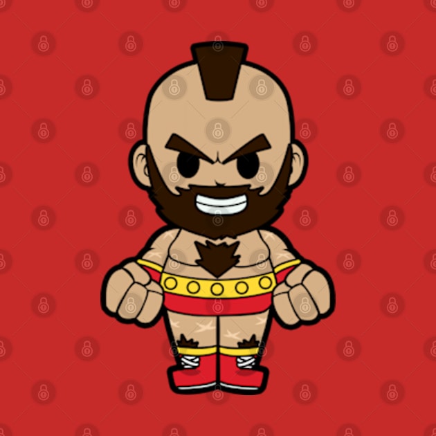 Zangief Chibi by mighty corps studio