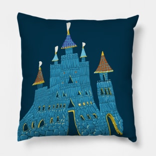 Castle under water Pillow