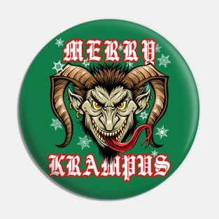 Merry Krampus Pin
