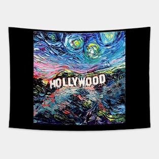 van Gogh Never Saw Hollywood Tapestry