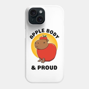 Apple body and proud Capybara Phone Case