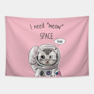 I need Meow space Tapestry