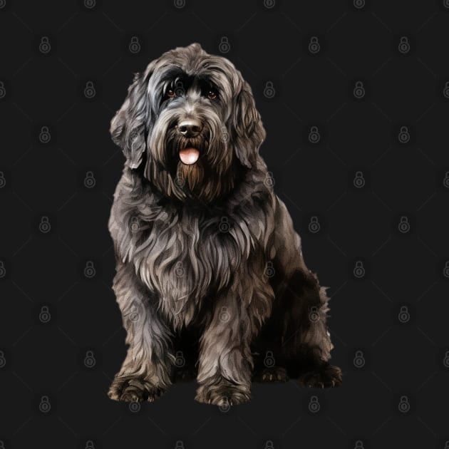 Russian Terrier by DavidBriotArt