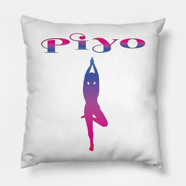 Original PiYo Gradient Design Pillow by TeesByJay