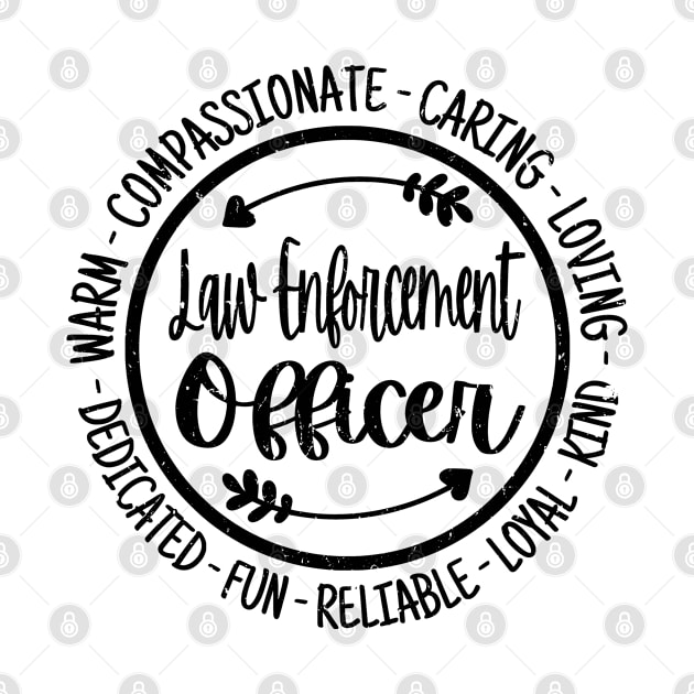 Law Enforcement Officer Vintage Gift by HeroGifts