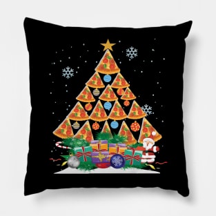 Pizza christmas tree funny pizza lovers christmas gift Pillow