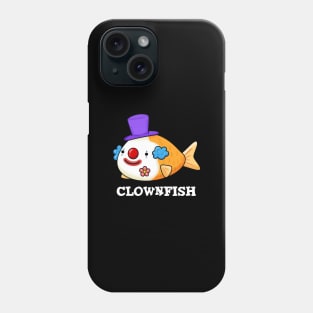 Clownfish Animal Pun Phone Case