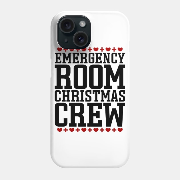 Emergency Room Christmas Crew Phone Case by colorsplash