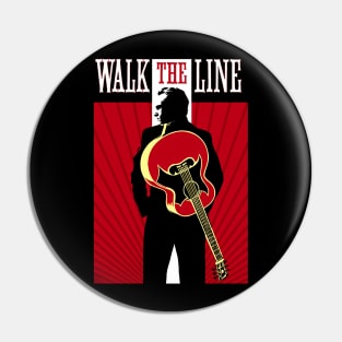 Black The Line Pin