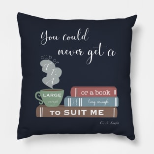 Tea and Books Pillow