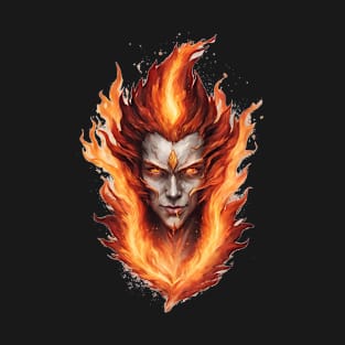 Face in the flames T-Shirt