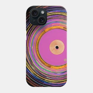 spinning record Phone Case