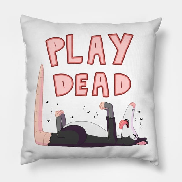 Play Dead Pillow by PsychologistTongue