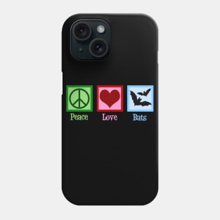 Peace Love Bats Phone Case