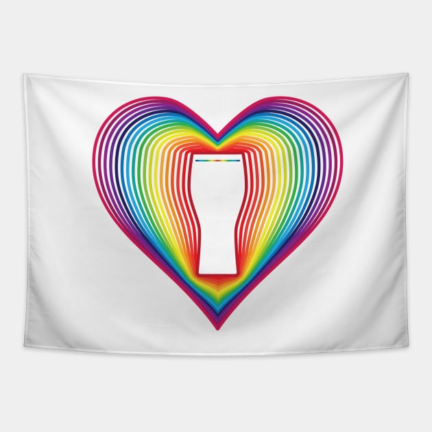 gay for beer Tapestry by Daribo