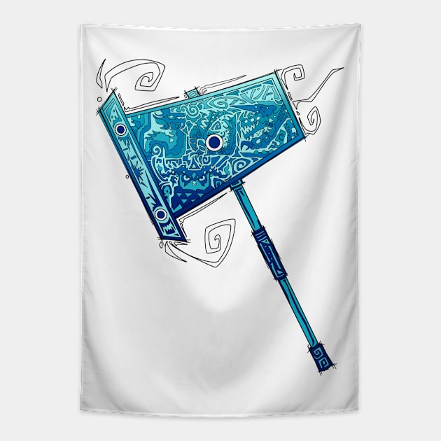 Hammer for the win Tapestry by paintchips