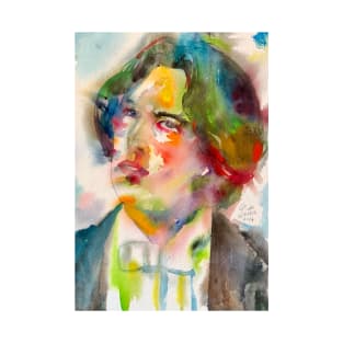 OSCAR WILDE watercolor portrait .34 T-Shirt